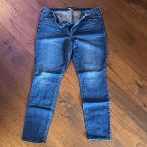 TWO PAIR Old Navy Dark Blue Women's Skinny Jeans 18 L